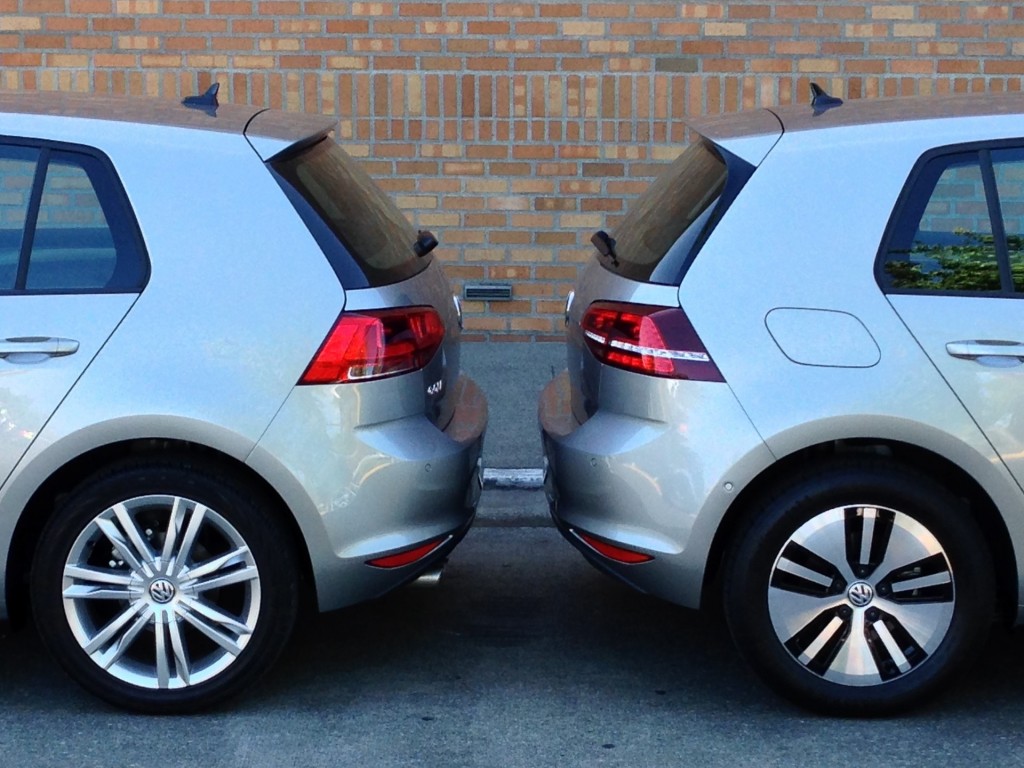 Volkswagen e-Golf 2015 Vs. Volkswagen Golf TDI 2015