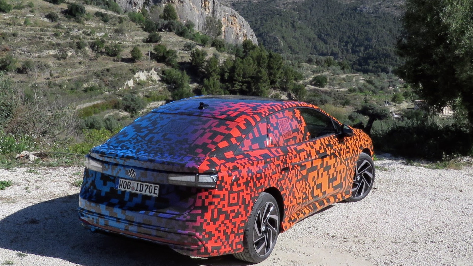 Prototype Volkswagen ID.7 (spécifications européennes)