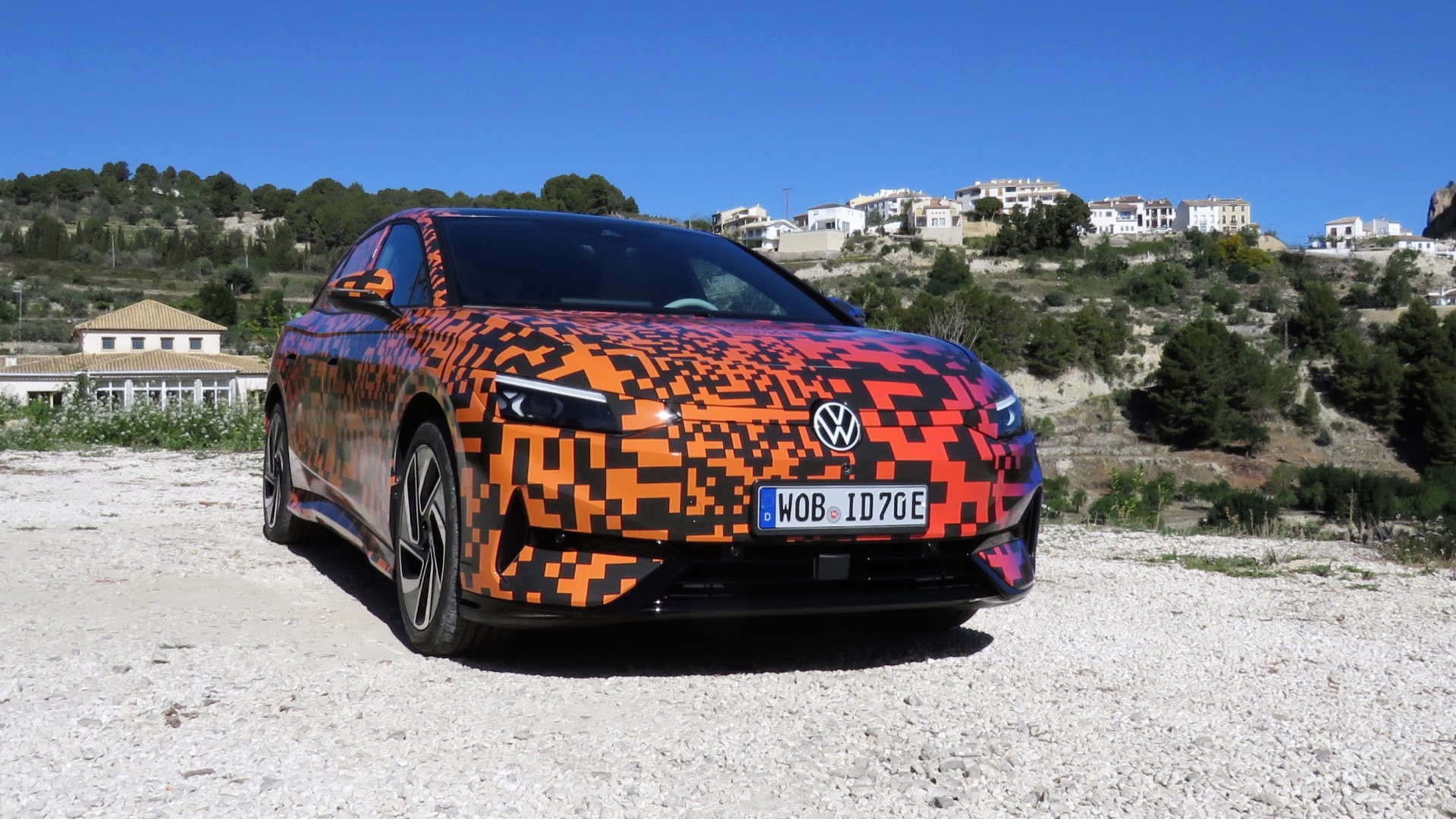 Prototype Volkswagen ID.7 (spécifications européennes)